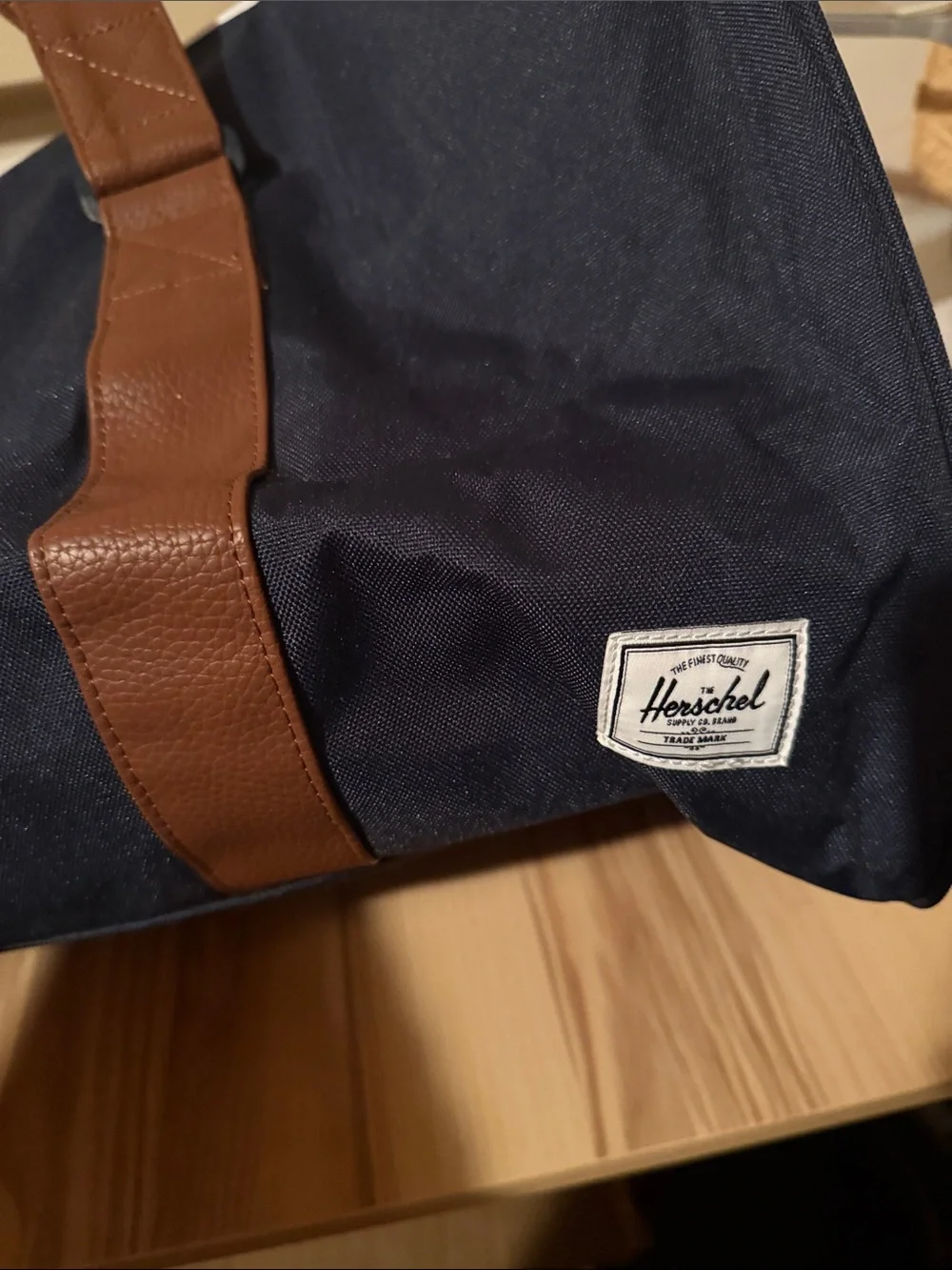 Herschel Supply Company Navy and Brown Ravine Travel Duffle- NWT